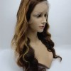 22inch piano balayage OMBRE HIGHLIGHTS color body wave Chinese remy hair full lace wig shinewig
