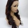 22inch  OMBRE brown color body wave Chinese remy hair full lace wig shinewig