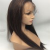 20inch highlights color silk straight Chinese virgin human hair natural lace front  wig