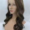 20inch ombre and piano color balayage color loose wavy super high quality Chinese virgin human hair natural lace front celebrity wig from shinewig