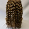 18inch natural color curly remy human hair natural lace front  wig from shinewig