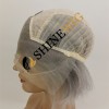 PIXIE style gray white color lace front wig from shinewig