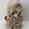 18inch ombre blonde color curly remy human hair natural lace front  wig from shinewig