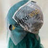 22inch green color body wave  remy hair lace front  wig  from shinewig