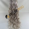 32inch Premium luxury Remy human hair fuller hair ends ombre dark roots balayage blonde color wavy HD lace front wig from shinewig