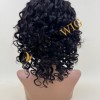 10 inch 1B curly  remy human hair lace front wig from shinewig