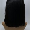 12inch 1B straight Chinese remy human hair bob style closure lace front wig shinewig