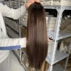 16inch Chinese Virgin human hair silk straight top quality silk topper