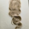 16inch Chinese Virgin human hair blonde balayage color lace and pu base hair topper from shinewig