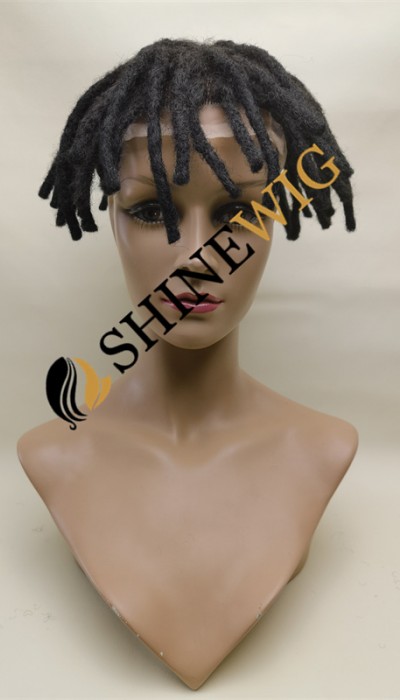6INCH Natural color dreadlocks braids toupee from shinewig