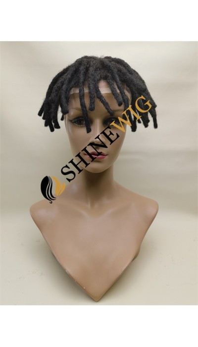 6INCH Natural color dreadlocks braids toupee from shinewig