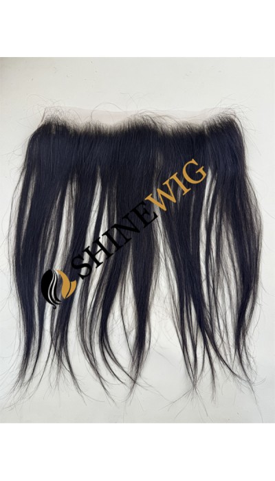 14inch natural color straight  Chinese Remy human hair  lace hairline topper from shinewig