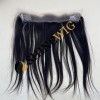 14inch natural color straight  Chinese Remy human hair  lace hairline topper from shinewig