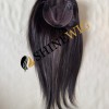 12inch HUMAN HAIR dark brown  lace with wefted topper from shinewig