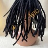 12INCH Natural color kinky afro FULL LACE base dreadlocks braids toupee from shinewig