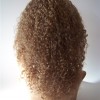18inch curly Indian vigin hair natural full lace wig