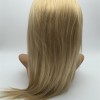 16inch blonde silky straight Chinese vigin hair natural full lace wig