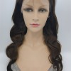 22inch brown color body wave Chinese remy hair full lace wig shinewig