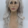 22inch white color body wavy Chinese remy hair full lace wig