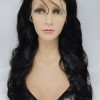26inch natural black color body wave Chinese remy hair full lace wig shinewig