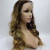 22inch piano balayage OMBRE color body wave Chinese remy hair full lace wig shinewig