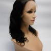 10 inch natural color 1B body wave Chinese remy human hair full lace wig