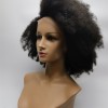 18inch natural color kinky afro Chinese Remy human hair full lace wig from shinewig