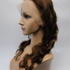 16inch  brown color body wave Chinese remy human hair natural full lace wig from shinewig