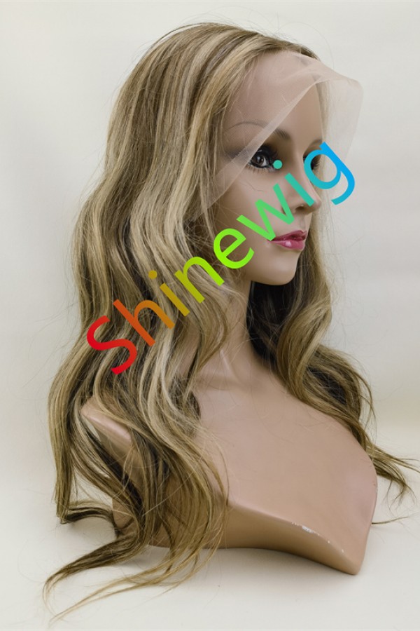 20inch BALAYAGE COLOR high quality celebrity luxury full lace wig from shinewig