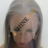 18inch Silver gray white color full lace wig from shinewig