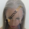 18inch Silver gray white color full lace wig from shinewig