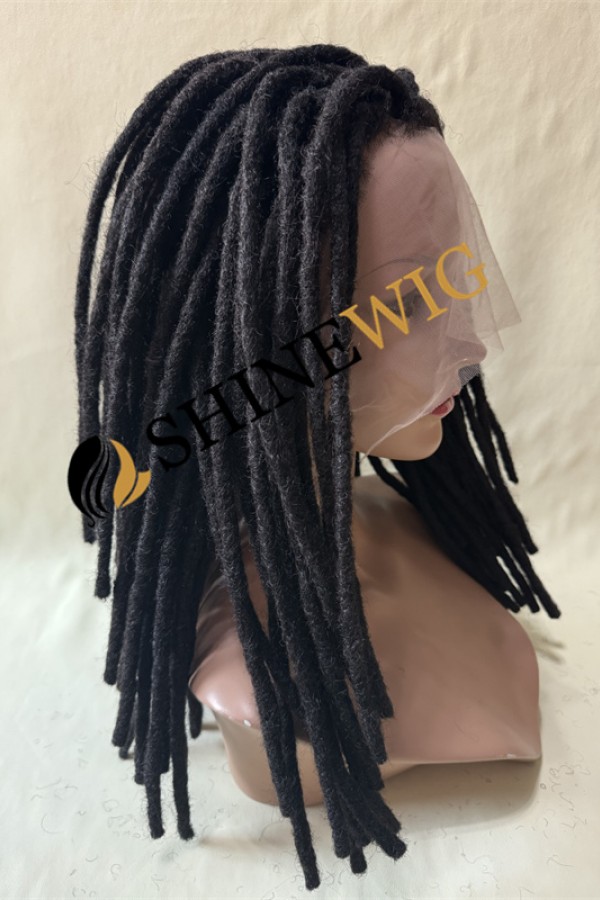 14inch 1B  dreadlocks full lace wig from shinewig