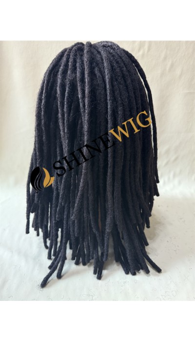 14inch 1B  dreadlocks full lace wig from shinewig