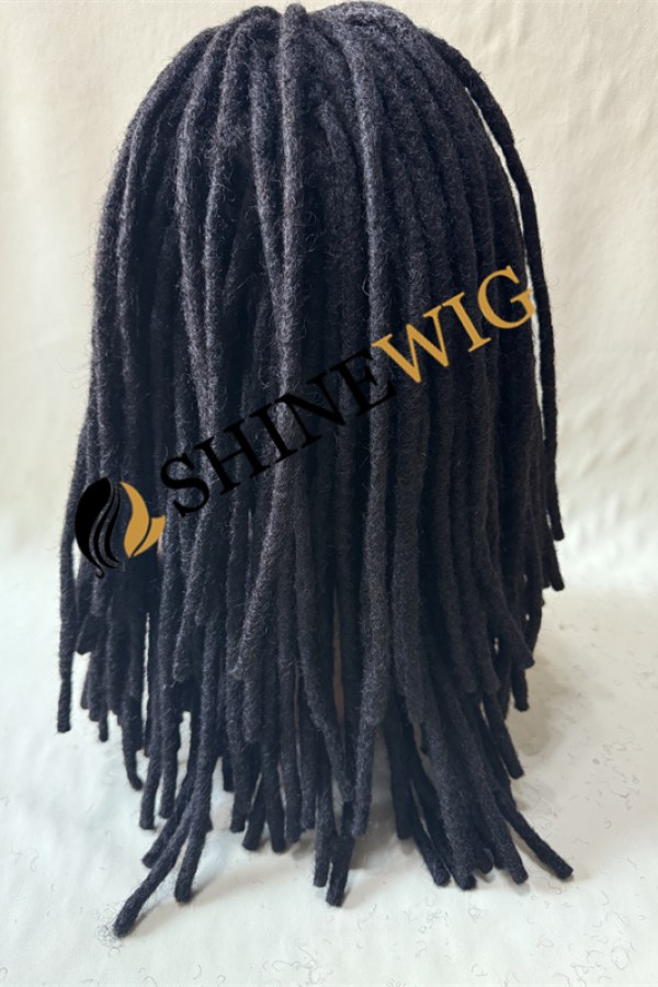 14inch 1B  dreadlocks full lace wig from shinewig