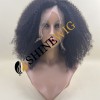 14inch natural color kinky curly full lace wig from shinewig