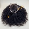 22inch HIGH DENSITY remy human hair natural black color kinky curly HD full lace wig from shinewig