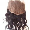 16inch body wave natural color HD swiss lace frontal