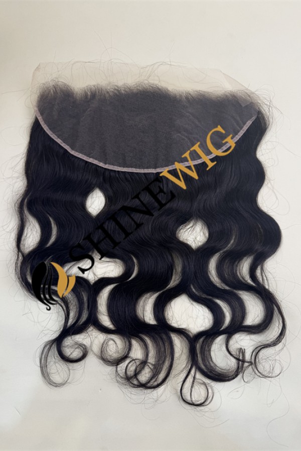 16inch body wave natural color HD lace frontal