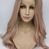 High temperature dark roots  beautiful wavy synthetic lace front wig shinewig