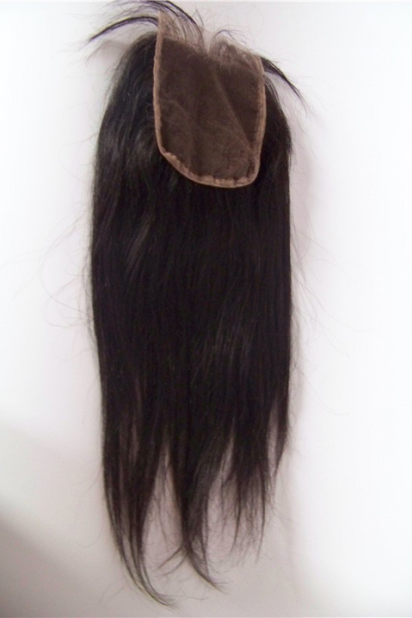 12inch straight virgin human hair top closure