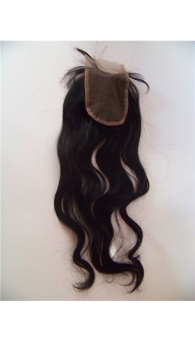 16 inch body wave virgin human hair lace closure