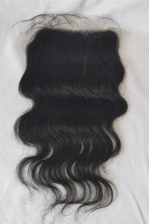 14inch body wave natural color HD swiss lace top closure from shinewig